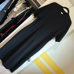 Abercrombie mock neck, black sweater dress. Size XLT.